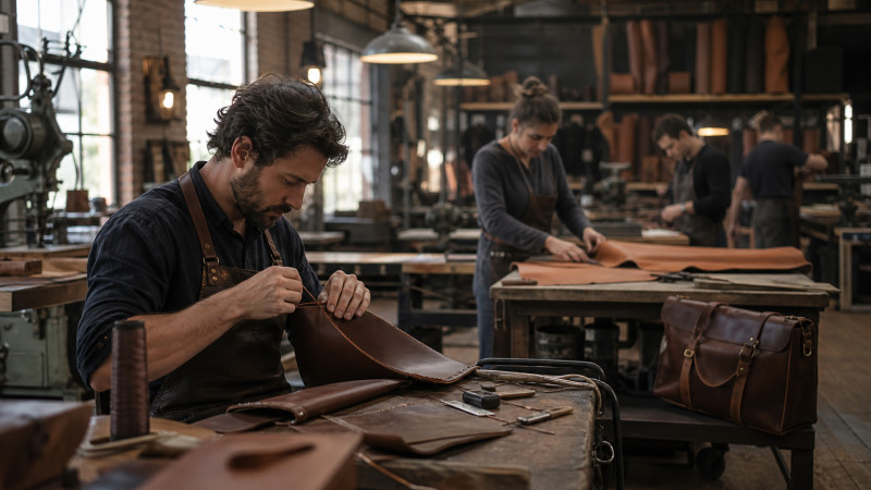 Inside our workshop: from hide to finished product
